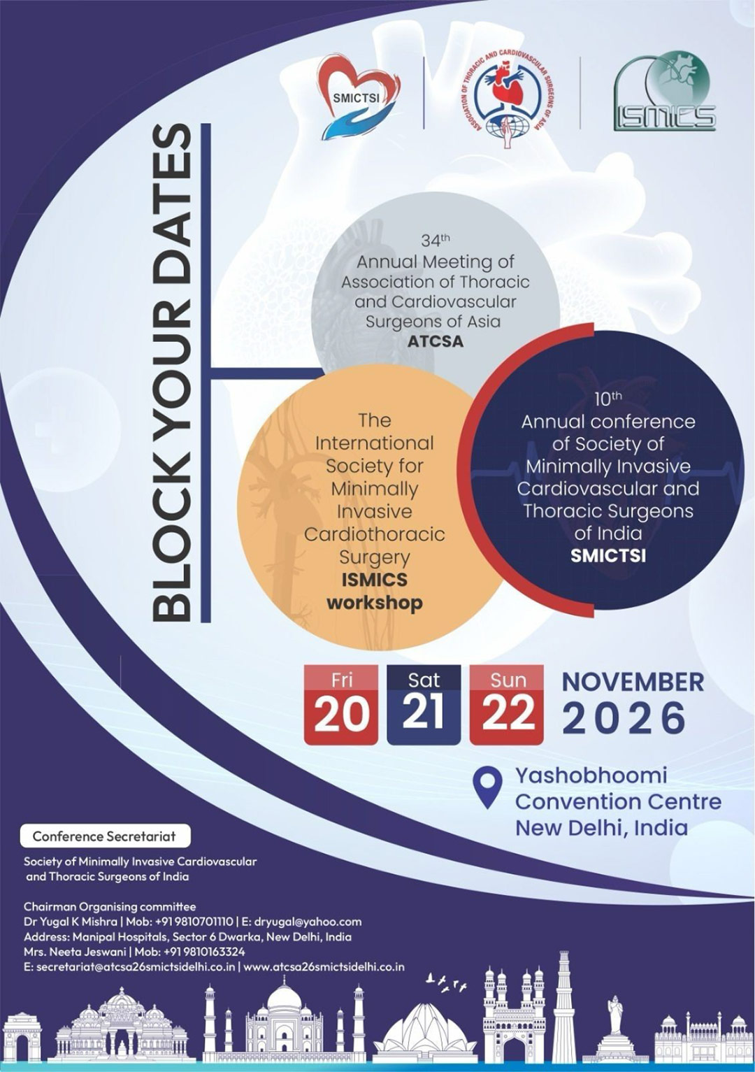 ISMICS 2026 Workshop - 20-22 November, 2026